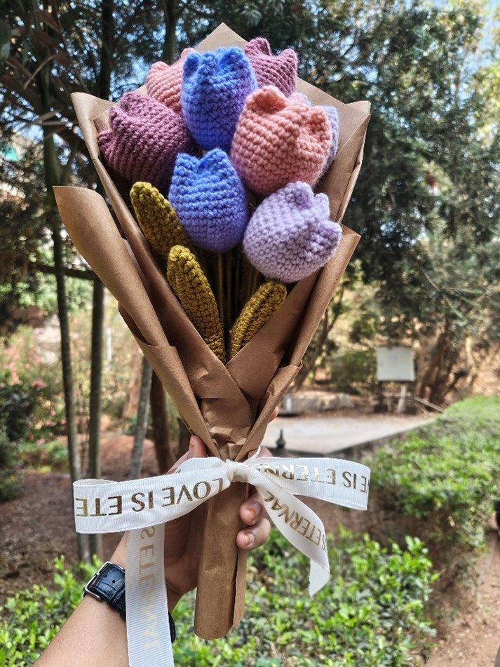 Pastel Tulips Bouquet